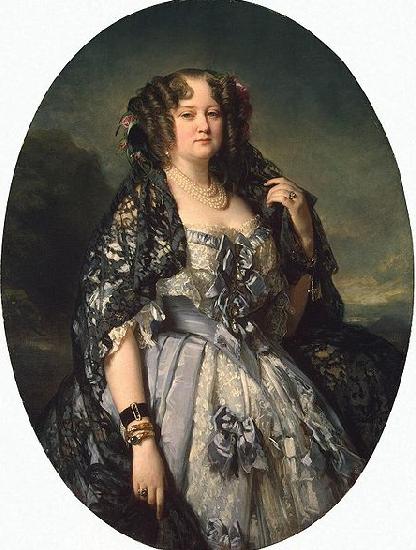 Franz Xaver Winterhalter Portrait of Sophia Alexandrovna Radziwill oil painting image